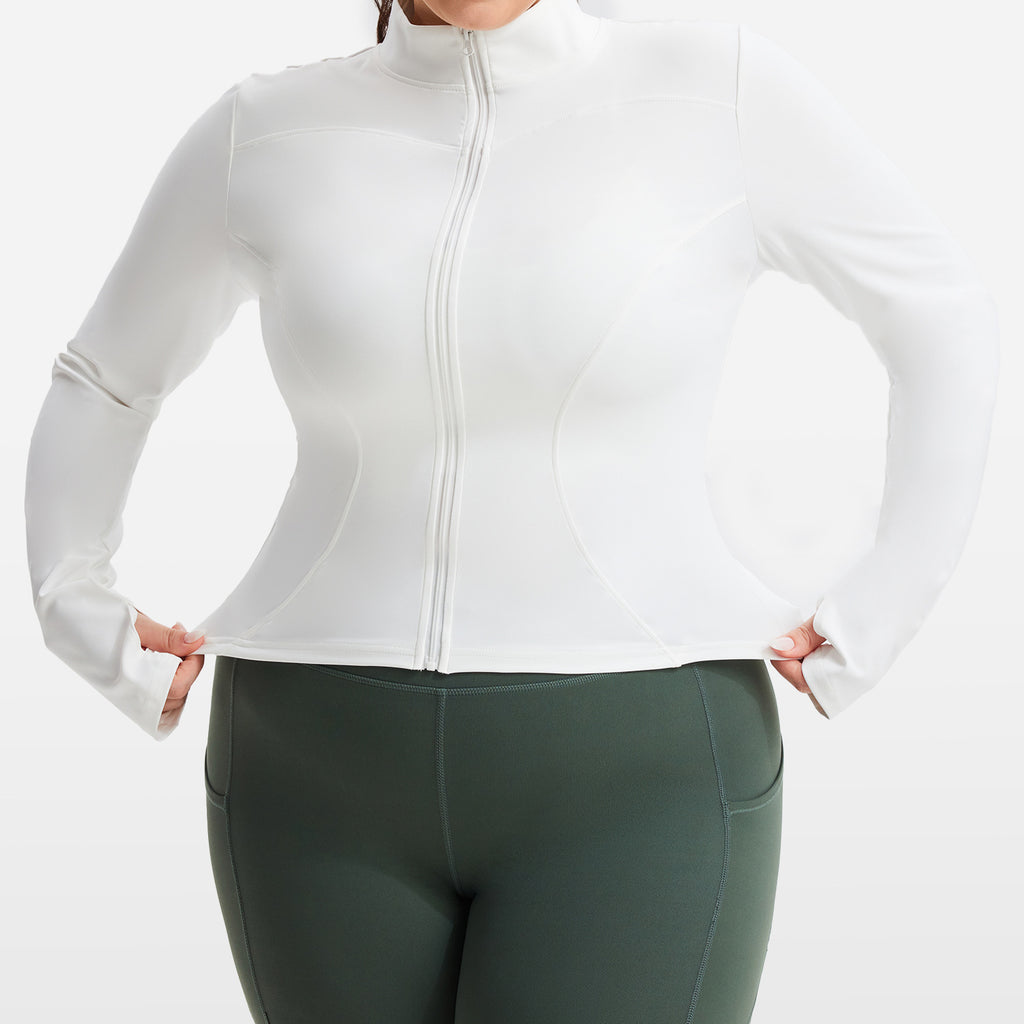 Womens High Elastic Sports Jacket
