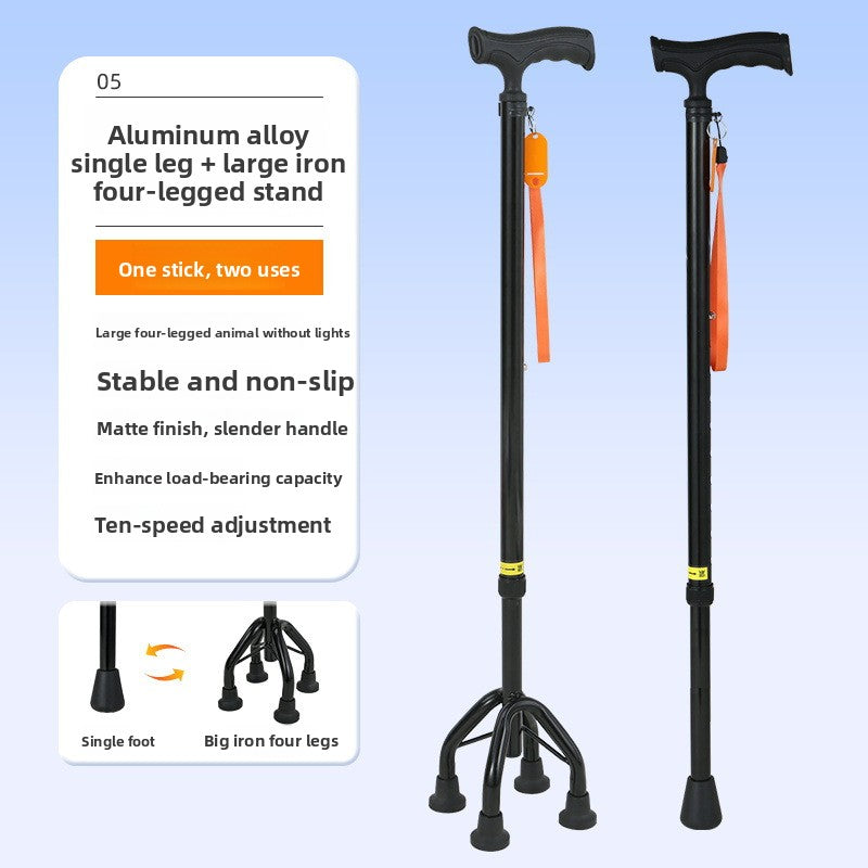 Anti-accident walking sticks for the elderly