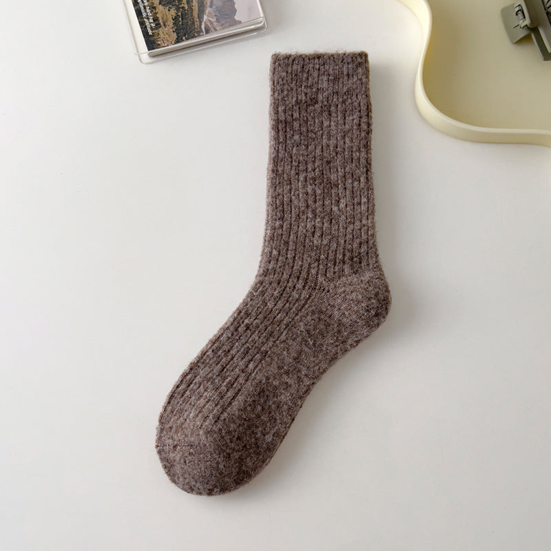 Vintage Wool Blend Mid Tube Socks