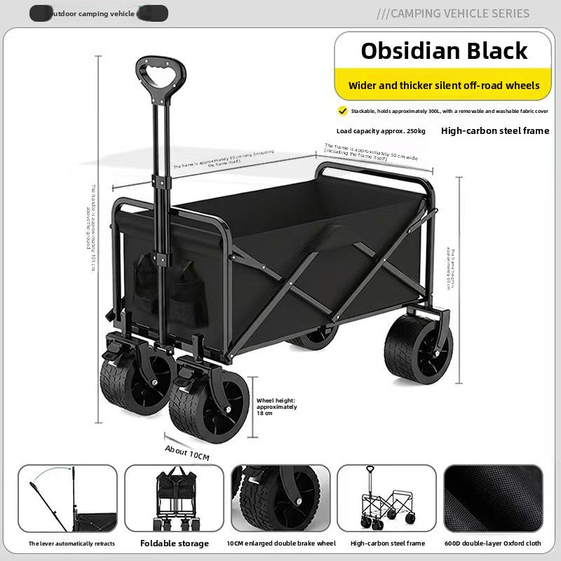 Outdoor folding trolley teemdrop