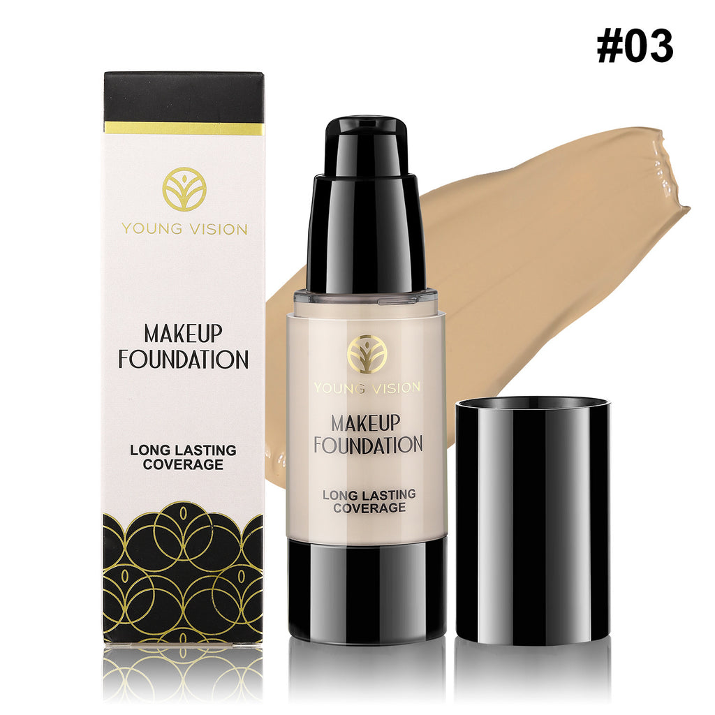Press-on matte oil-control waterproof concealer foundation liquid teemdrop