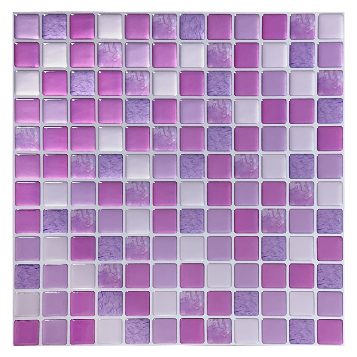 3D Self-Adhesive PET Mosaic Tile Wall Sticker for Home Decoration teemdrop