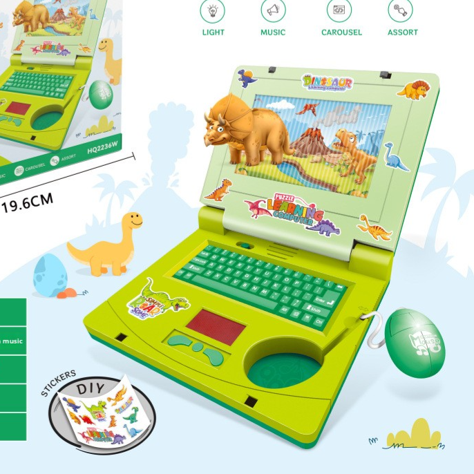 Simulation Notebook with Lights and Music for Early Learning