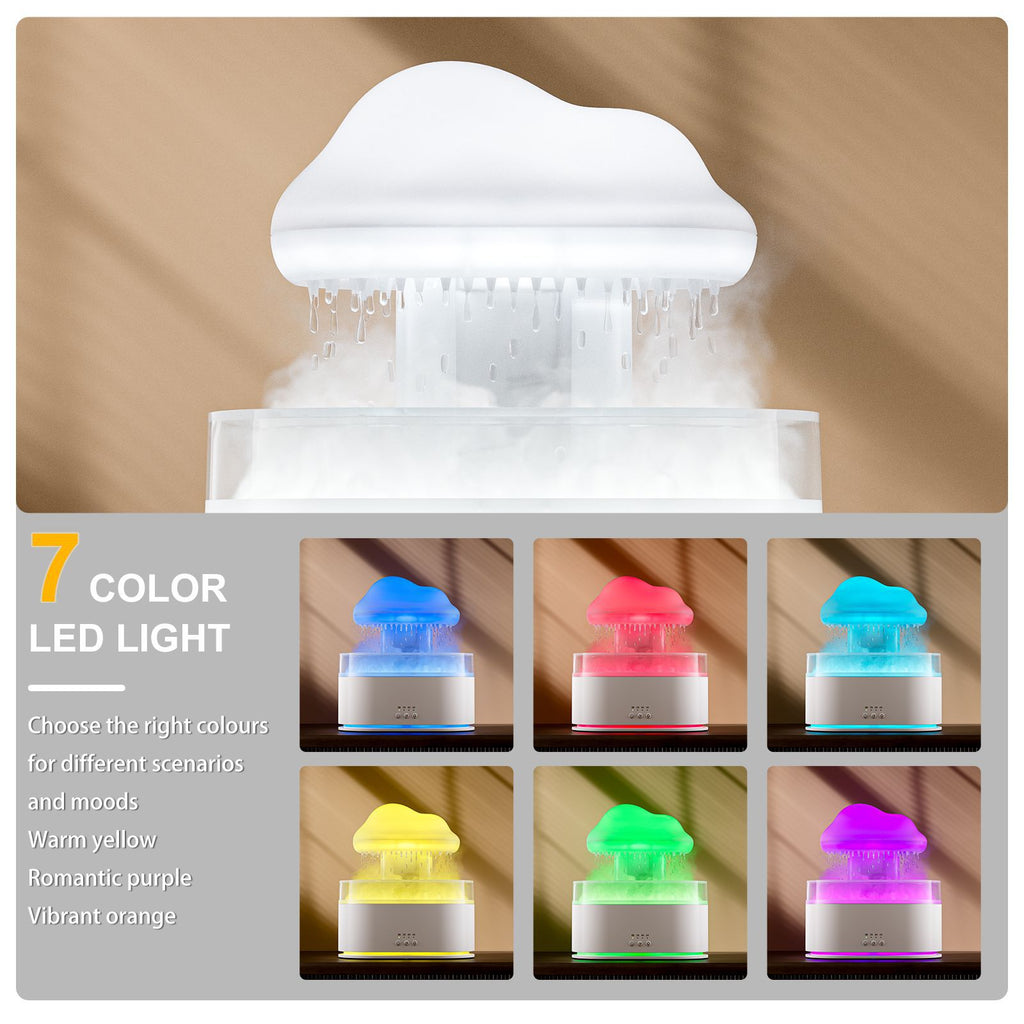Ultrasonic Rain Cloud Humidifier Aroma Diffuser teemdrop