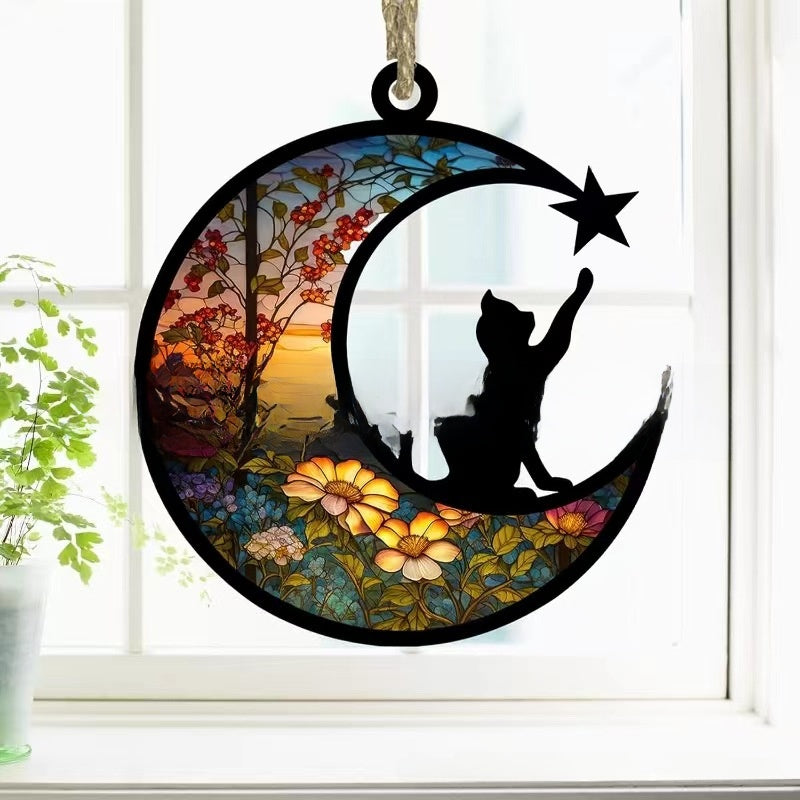 Dog Cat Window Hanging Ornament Personalized Gift