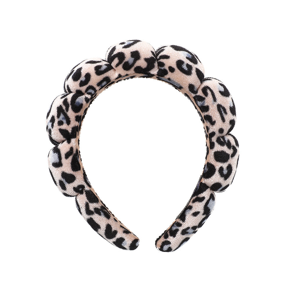 Lady's velvet sponge hairband teemdrop