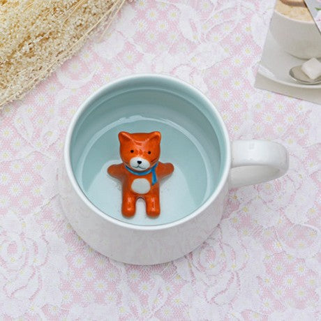Creative 3D Animal Ceramic Mug