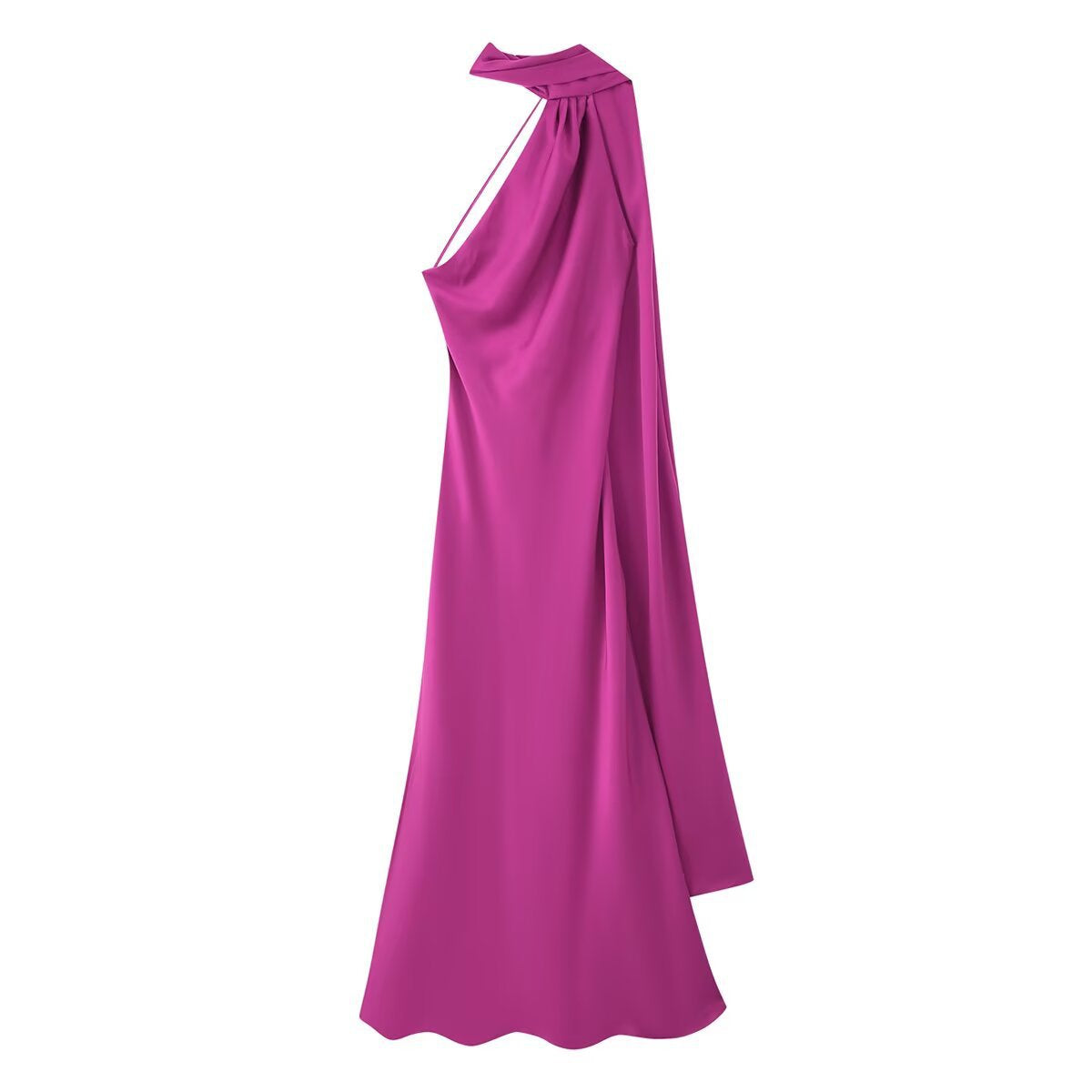 Elegant Halter Backless Slim Long Dress