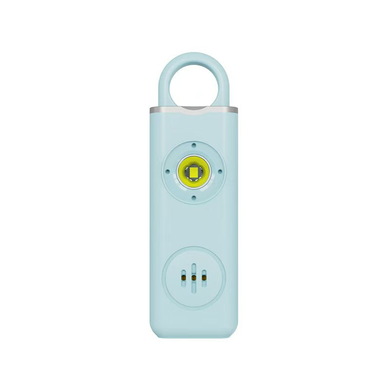 Rechargeable Personal Alarm Keychain with LED Light teemdrop