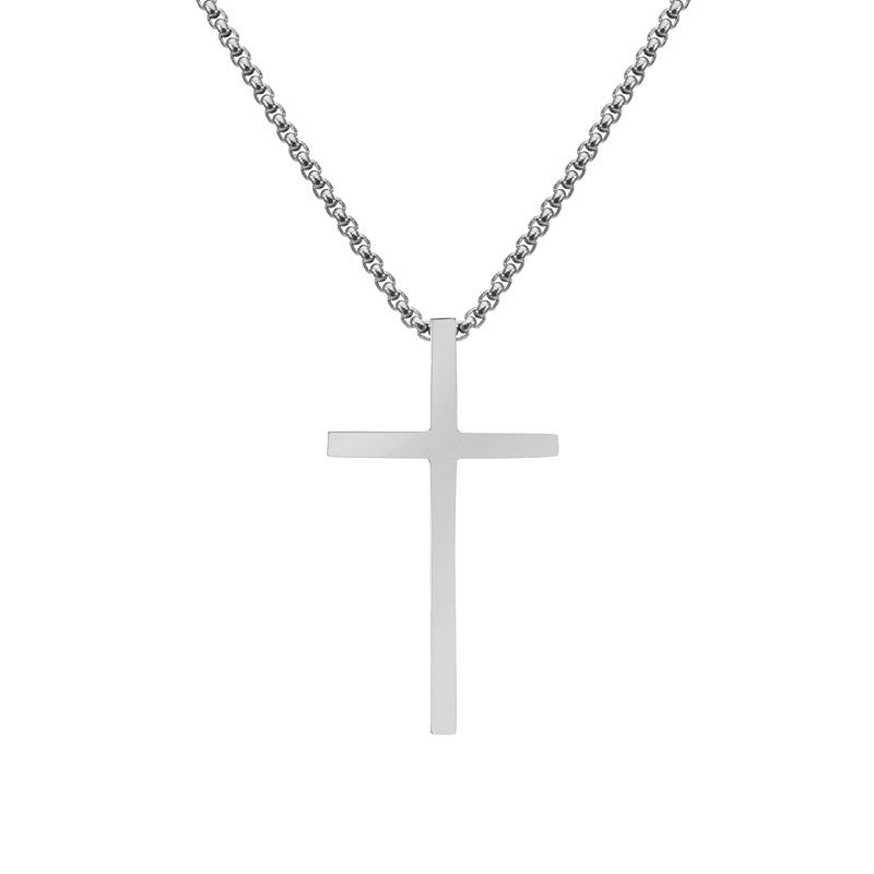 Simple Cross Alloy Necklace