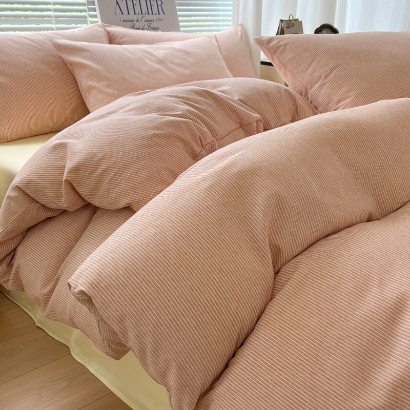 Simple Stripes Washed Cotton Bed Set