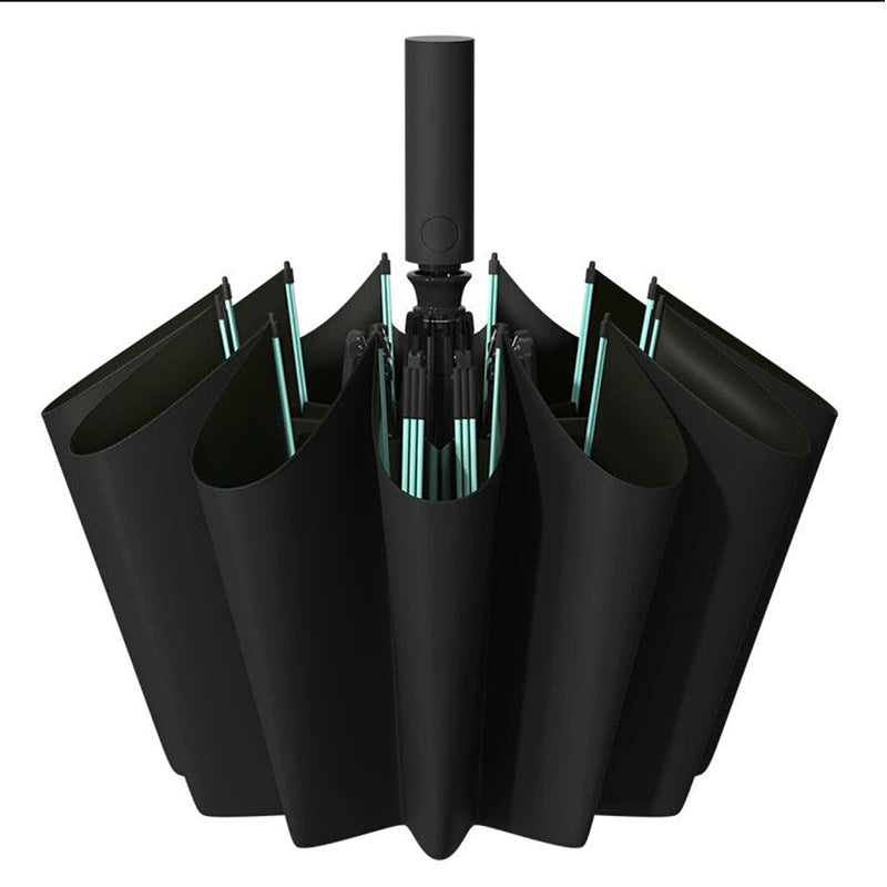 Automatic Folding Umbrella with Sun Rain Protection