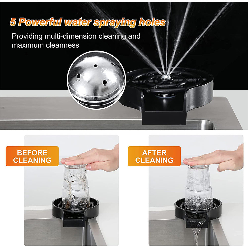 Automatic Press Cup Washer Faucet