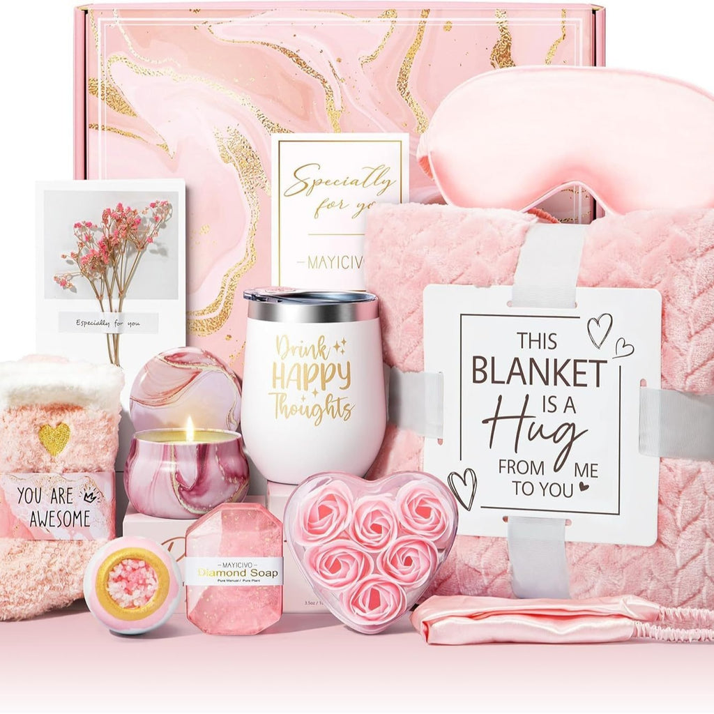 Aromatherapy Candle Soap Bath Gift Set for Women