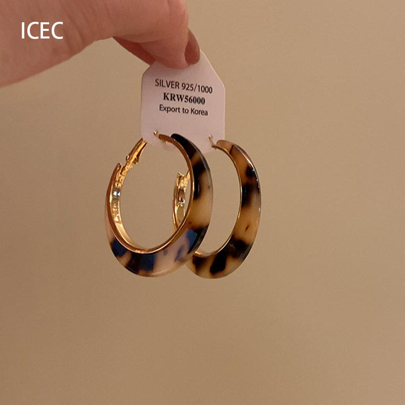 Korean Style Geometric Alloy Earrings