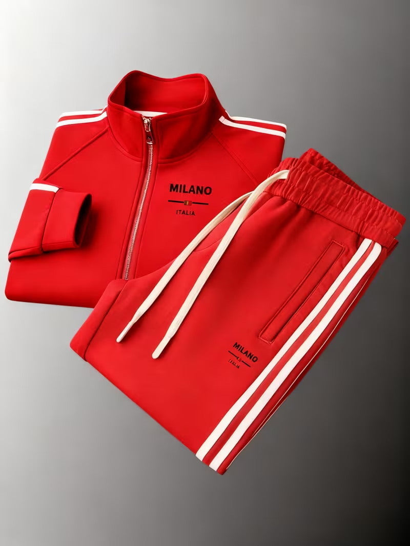 Mens Zip Up Jacket and Pants Set