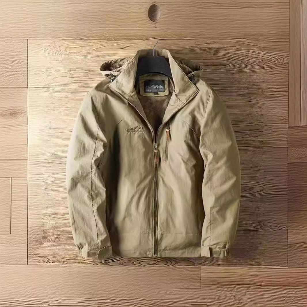 Men's Lightweight Nylon Hooded Windbreaker Sports Jacket teemdrop