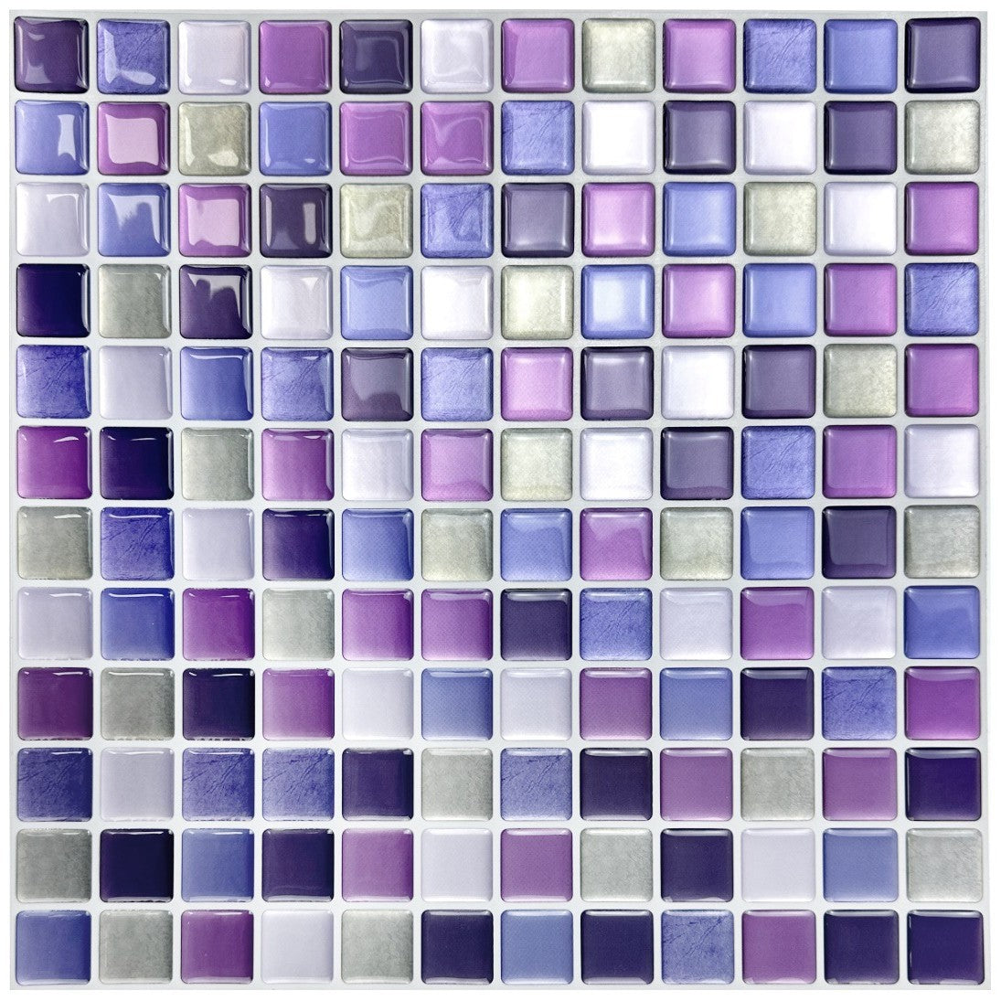 3D Self-Adhesive PET Mosaic Tile Wall Sticker for Home Decoration teemdrop