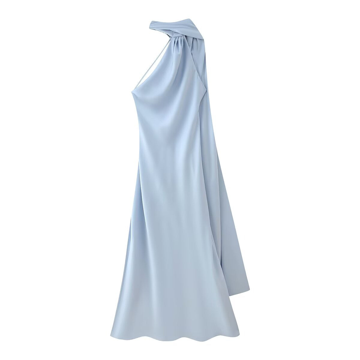 Elegant Halter Backless Slim Long Dress