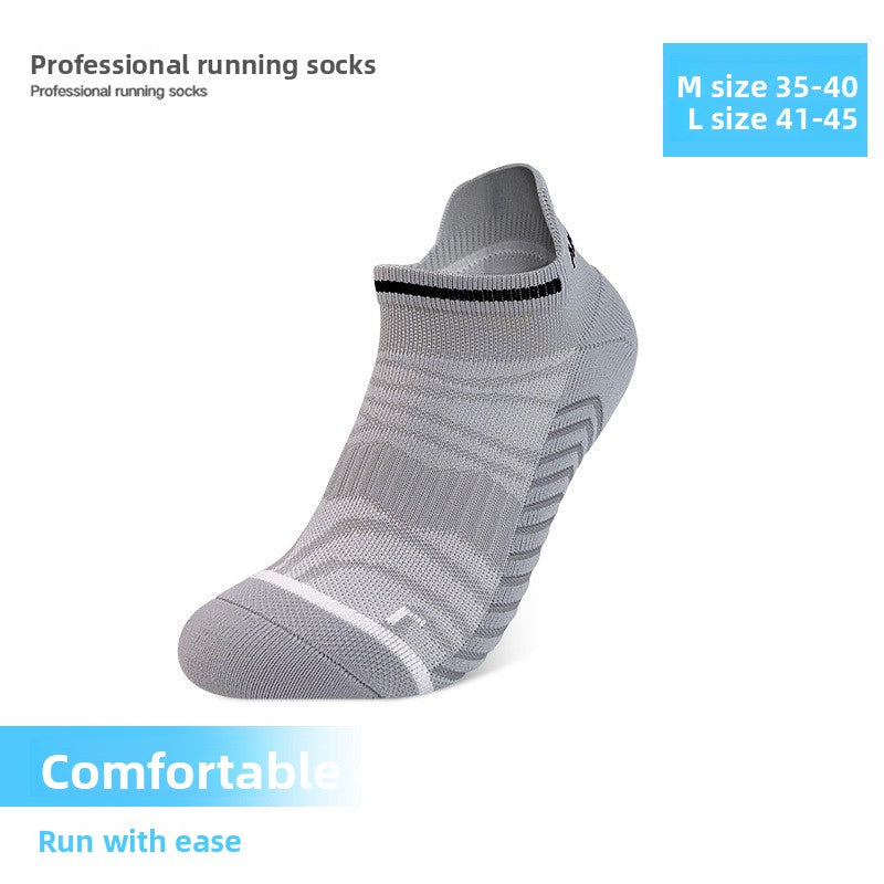 Unisex Quick-Dry Cushioned Towel-Bottom Running Socks teemdrop