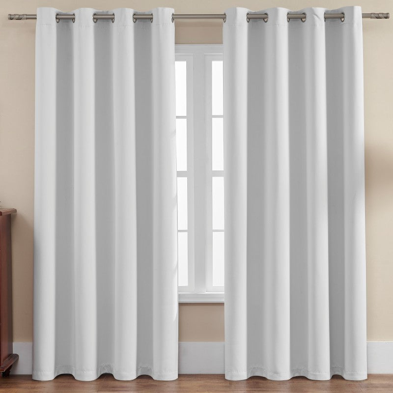 Curtain fabric in solid color with thickened design for shading and heat insulation. teemdrop