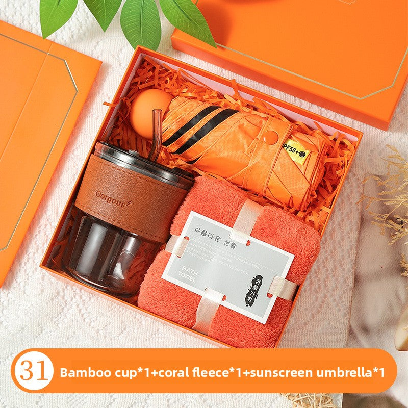 Ceramic Business Gift Box Set Combination