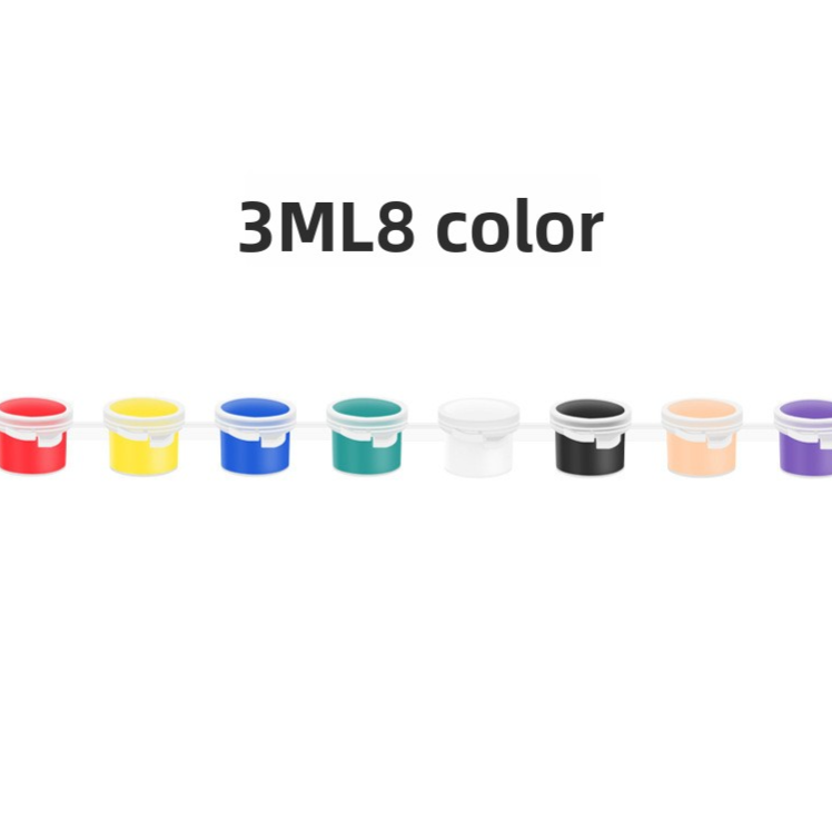Portable Acrylic Paint Strip Set