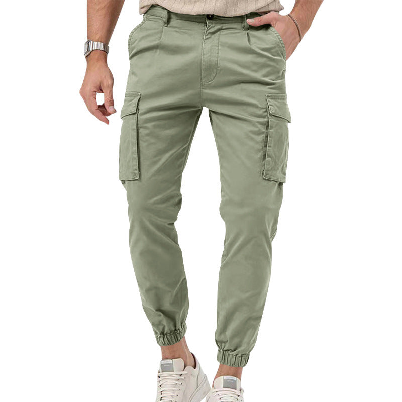 Multi-pocket work pants