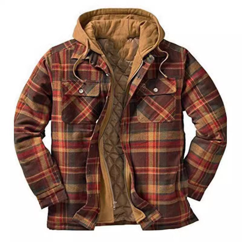 Men's Thickened Hooded Jacket teemdrop