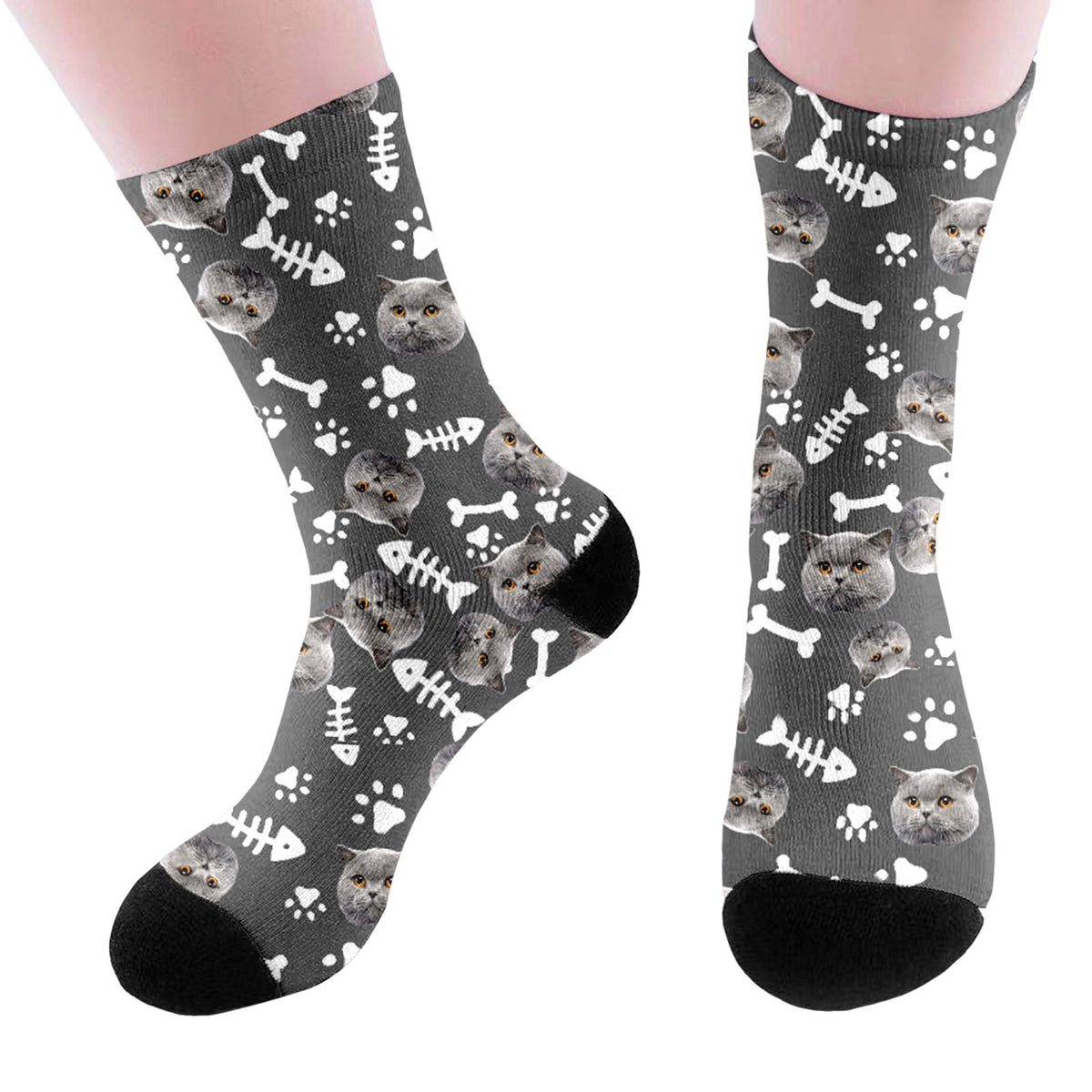 3D printed mid-calf socks