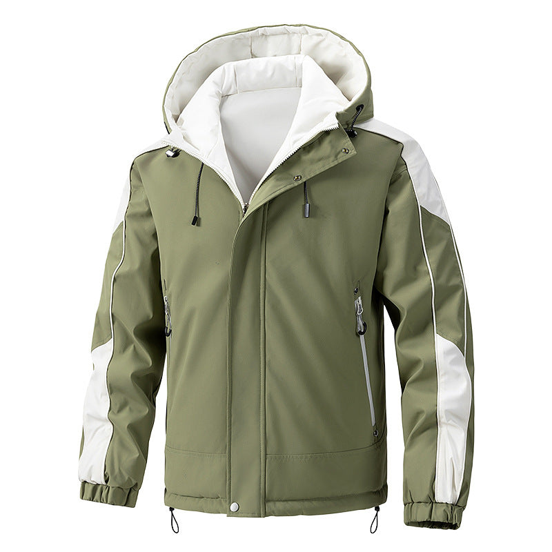 Double-layer cotton clothes for autumn and winter teemdrop