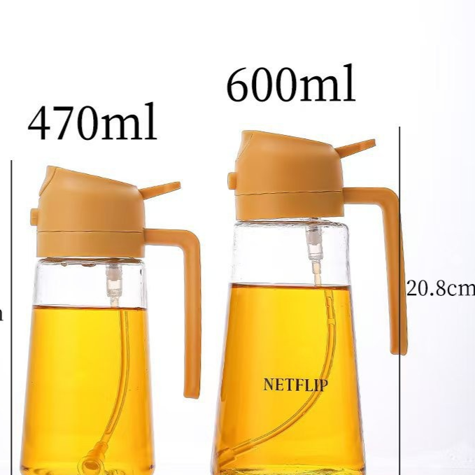 Glass Oil Pot Spray Dual-purpose Oil Tank teemdrop