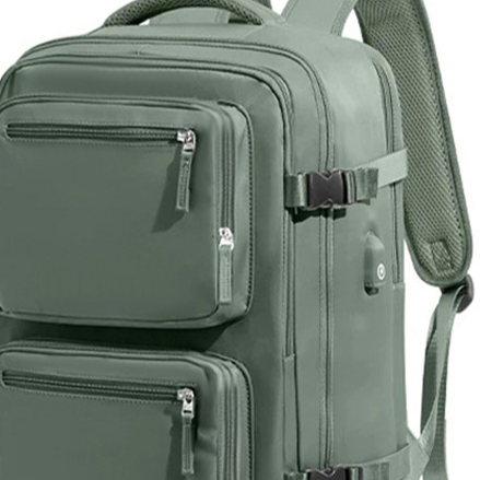 Vacuum compression travel backpack