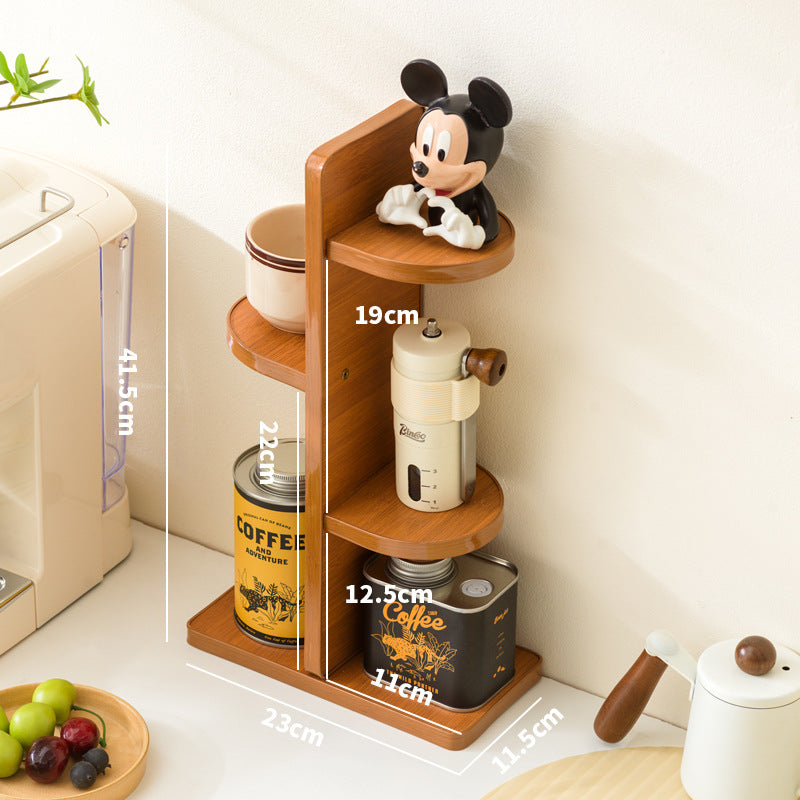 Multi Layer Desktop Organizer with Cup Holder