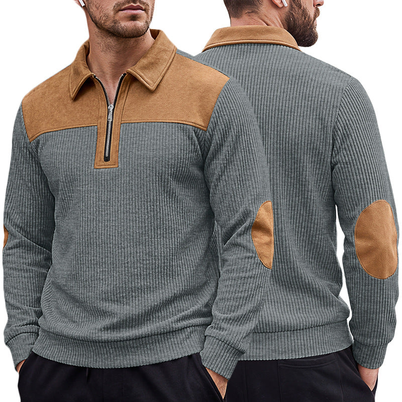 autumn and winter zip-up sweatshirt teemdrop