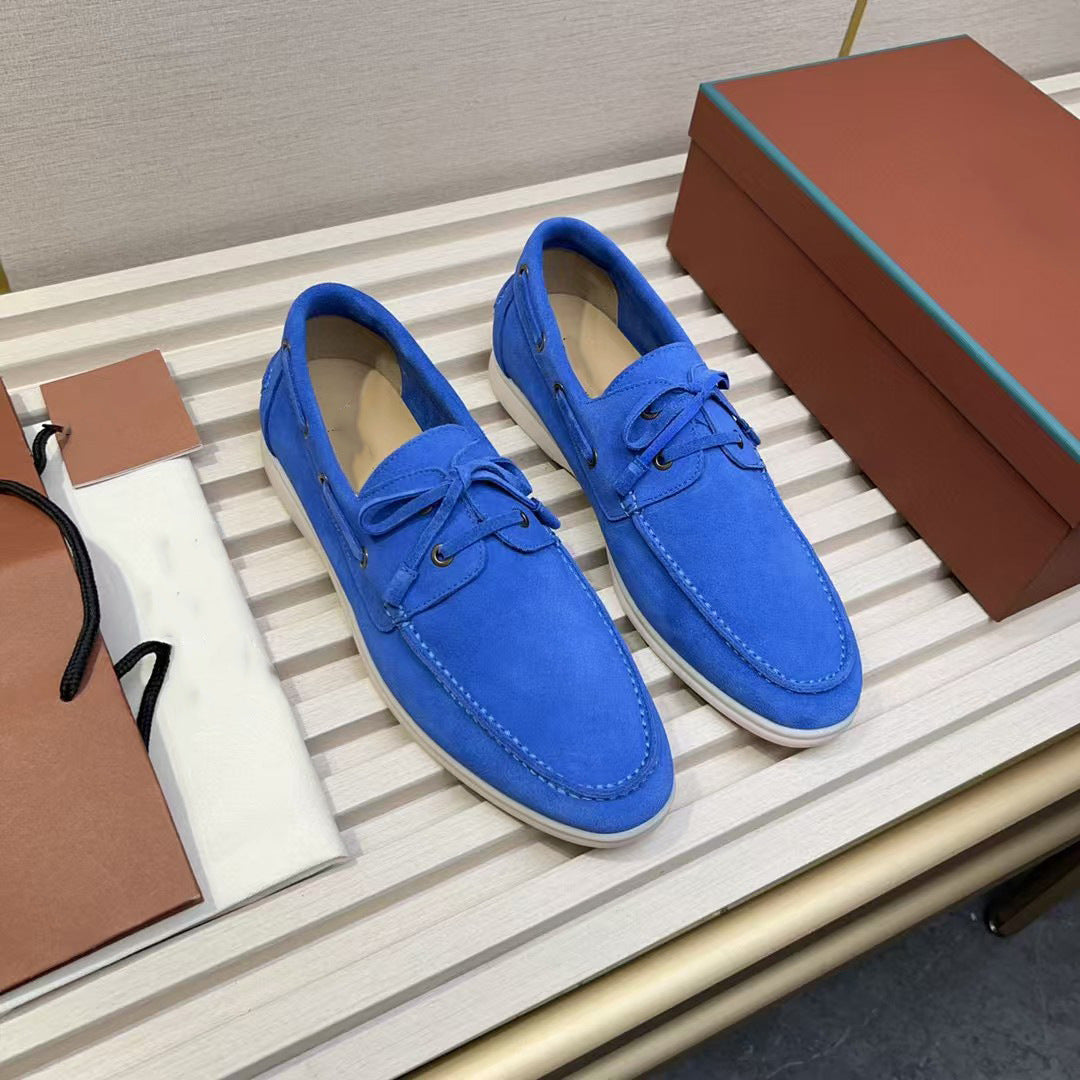Casual Leather Shoes Simple All-match Fashion Men's Leather Loafers teemdrop
