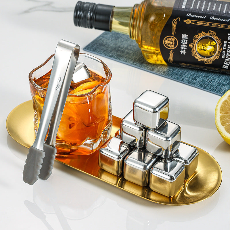 Reusable Stainless Steel Ice Cubes for Drinks