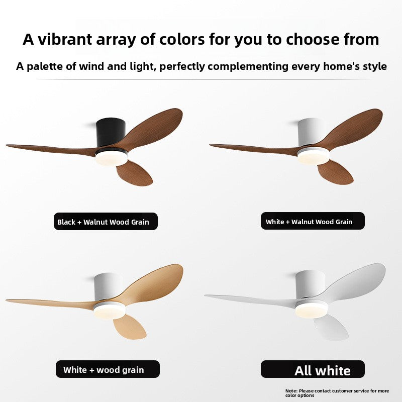 Minimalist Nordic-Style Ceiling Fan Light for Dining Rooms teemdrop