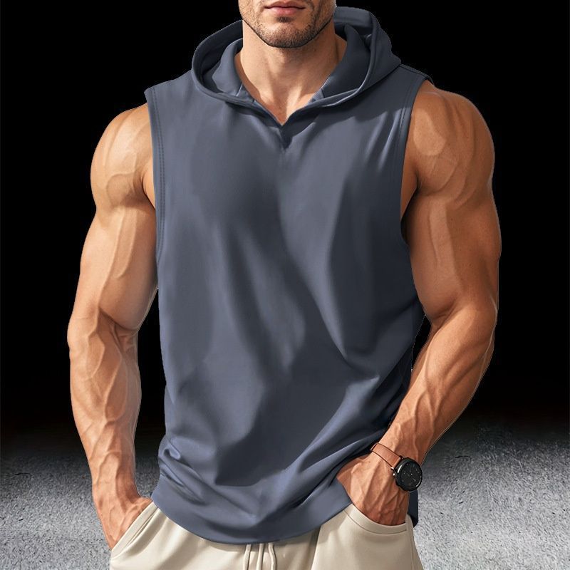 Lightweight Sleeveless Hooded Vest for Men