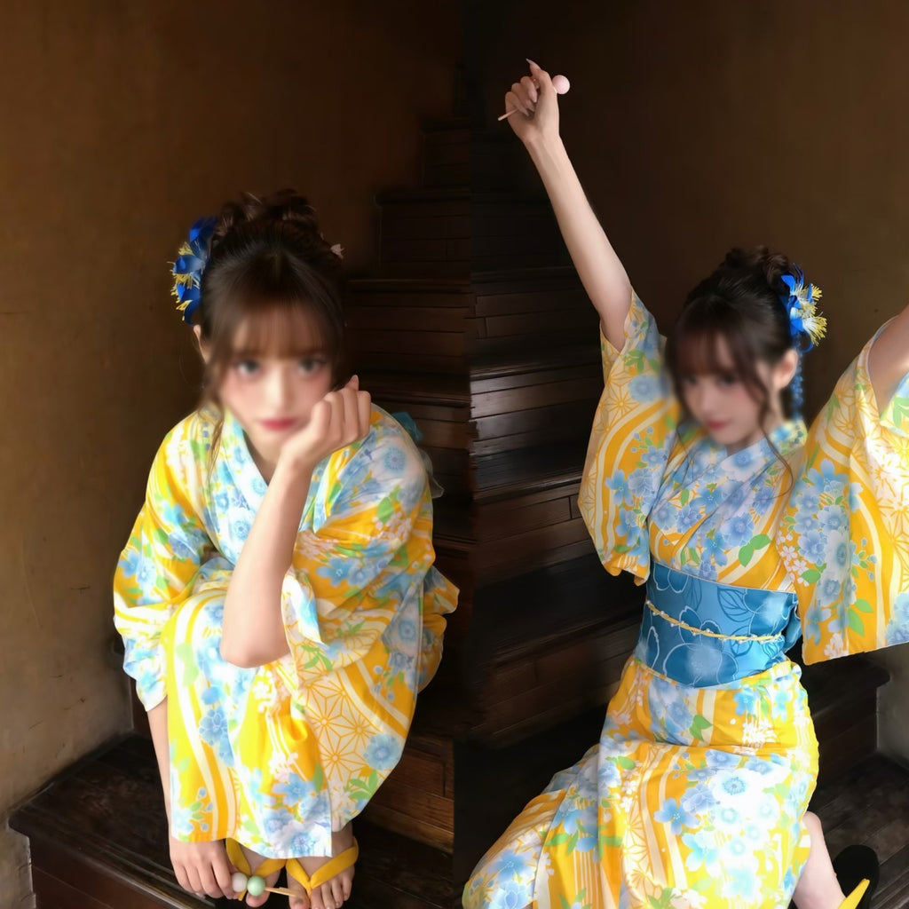 Kimono girl yukata