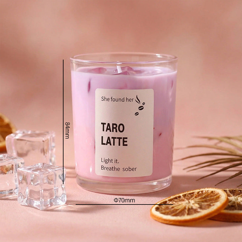 Creative Matcha Cup-Shaped Jelly Wax Scented Candle