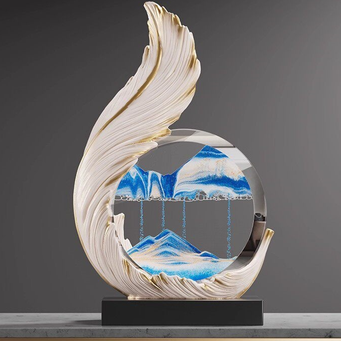 Resin phoenix figurine teemdrop