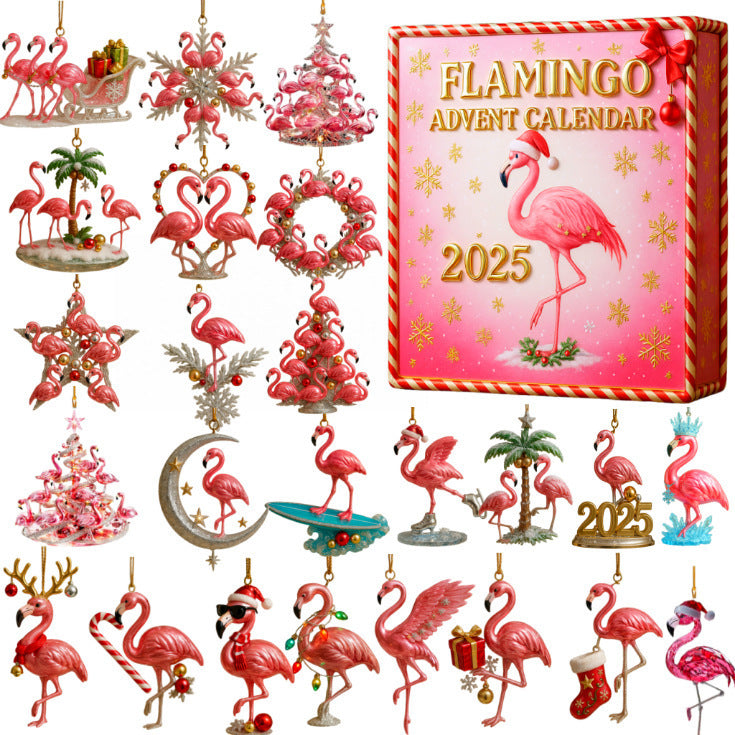 Acrylic Advent Calendar Blind Box Christmas Tree Ornament Pendant teemdrop