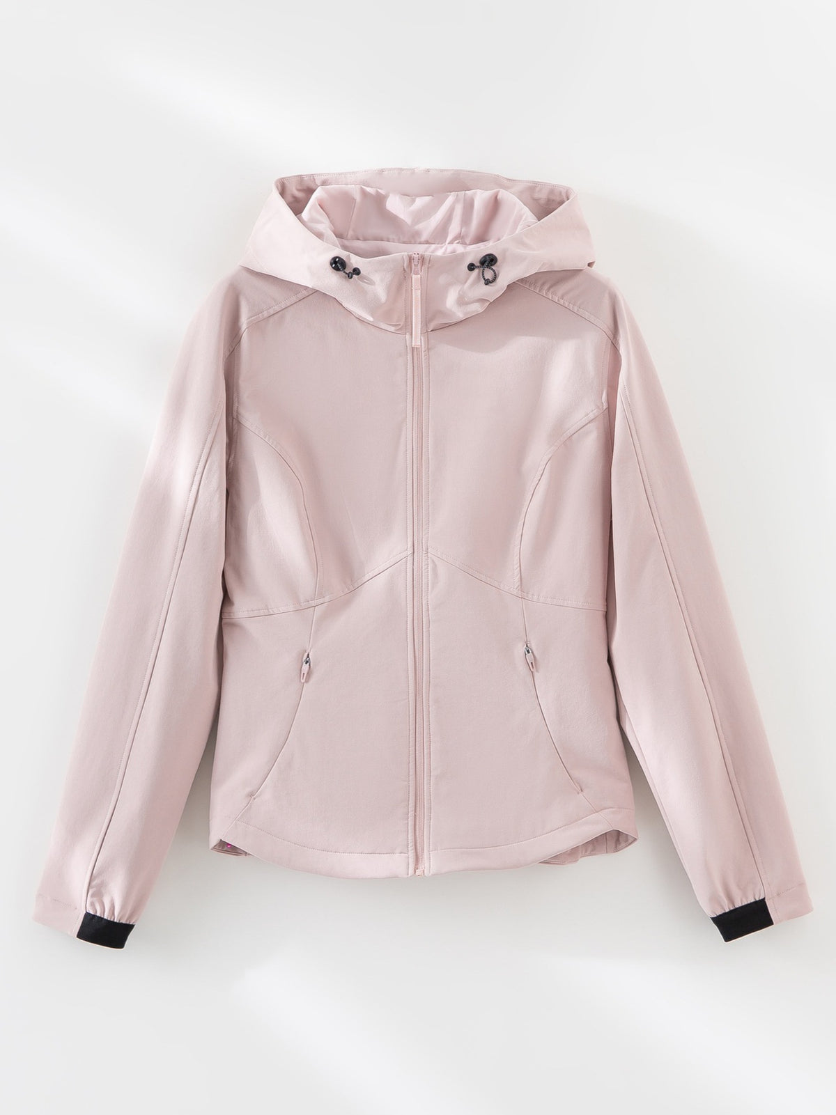 Women's Two-Piece Tracksuit with Hooded Jacket and Straight-Leg Pants teemdrop