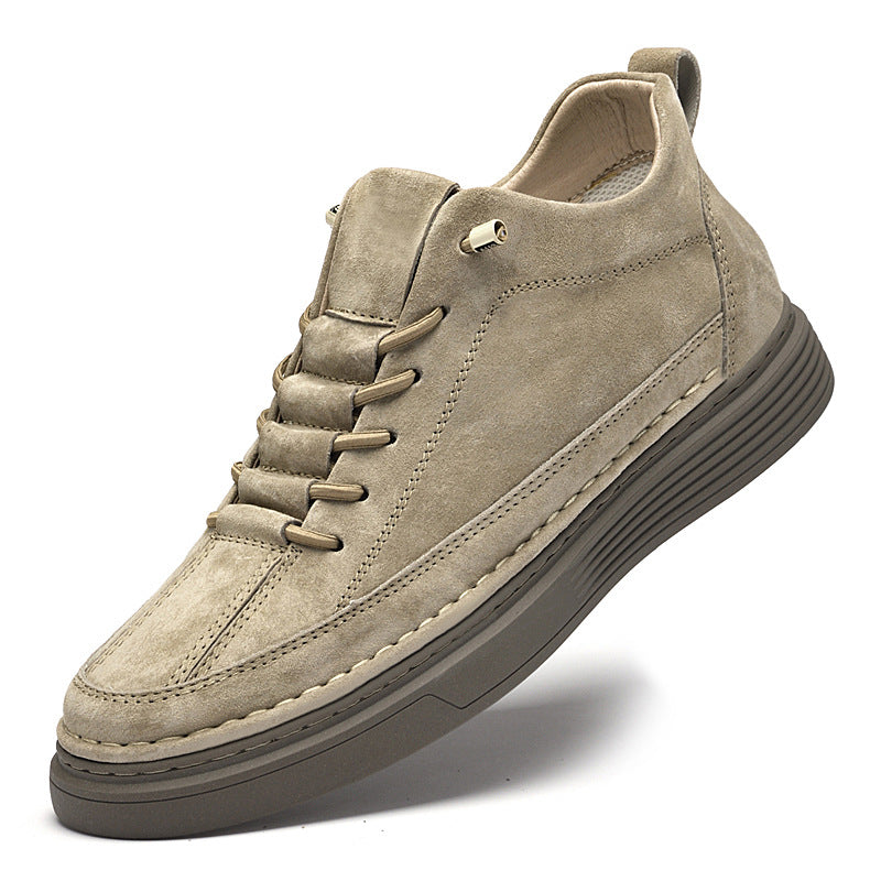 Genuine leather casual shoes teemdrop