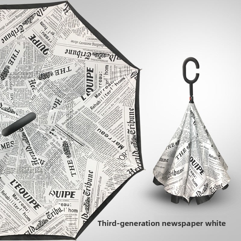 Reverse double-layer umbrella
