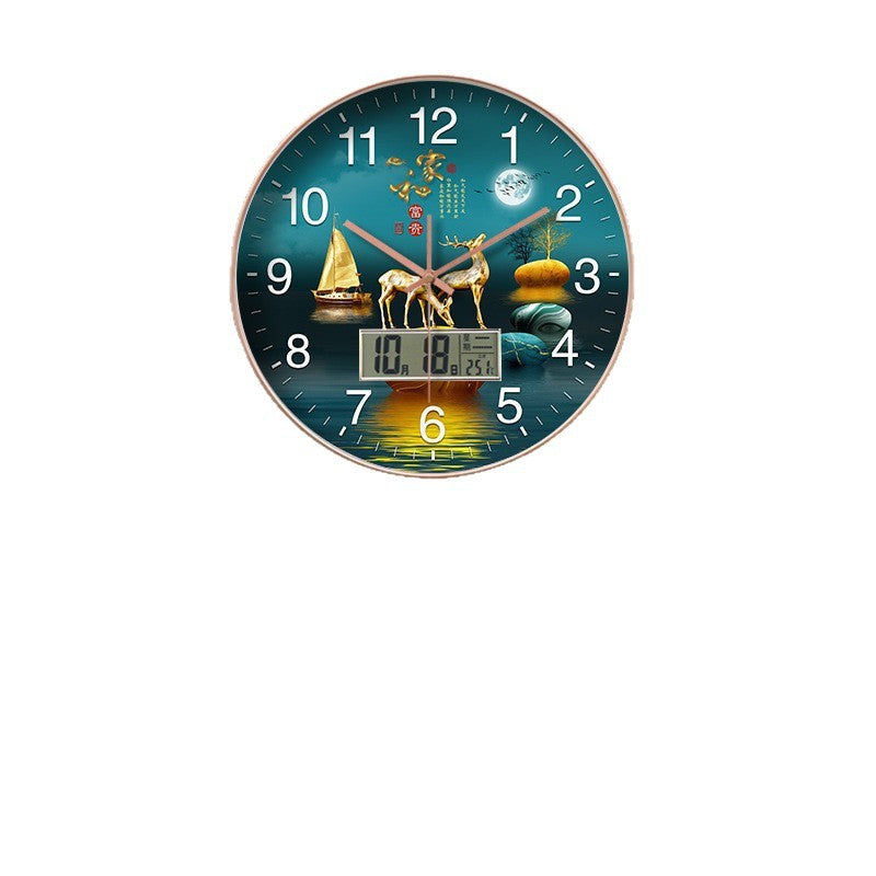 Silent Radio-Controlled Wall Clock