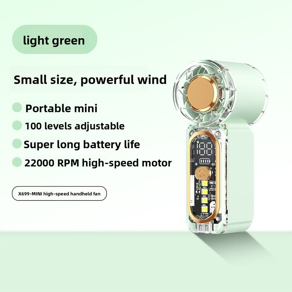 Mini Rechargeable Foldable Desktop Fan