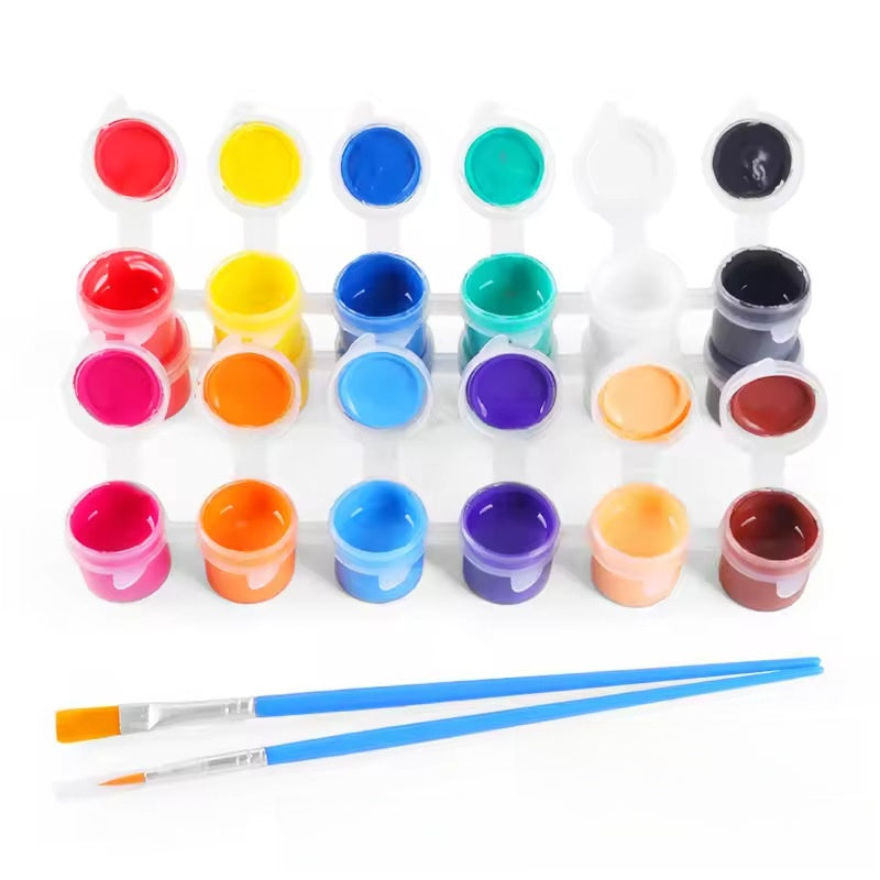Portable Acrylic Paint Strip Set