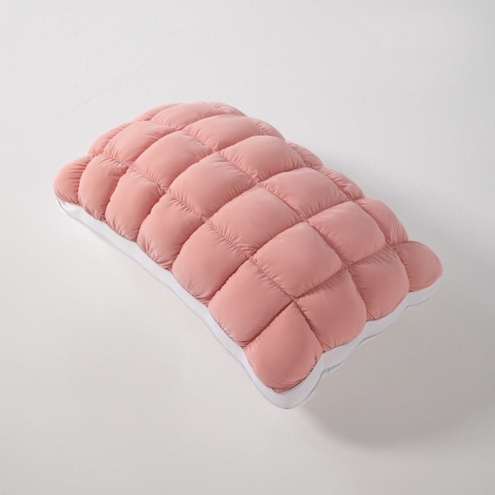 Ergonomic Plush Pillow for Neck Support Single Size Polyester Fill Rectangle teemdrop